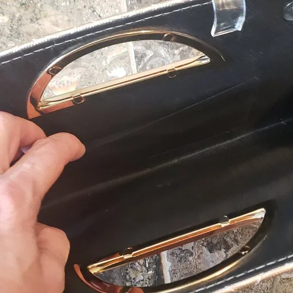 Unbranded Rose Gold Clutch Handbag - Picture 3 of 7